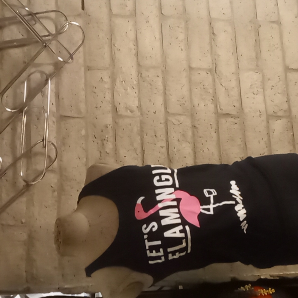 Lets flamingle black sz SM tank 28